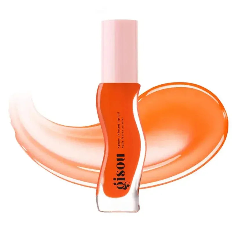 Translucent Lip Oil Gloss Hydrating Plumping Serum For Glassy Shine And Nourishing Moisture — Transparent | KIMLUD