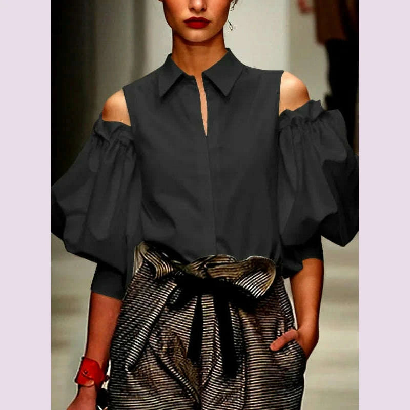 modigirl-spring-new-fashion-women-tuxedo-blouse-shirts-2025-summer-cold-shoulder-office-party-leisure-black-tops-for-womenkimlud-womens-fashion-34603154