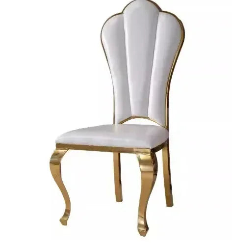 Marble Dining Table Set Rectangular 6 Chairs — Warm Gold | KIMLUD