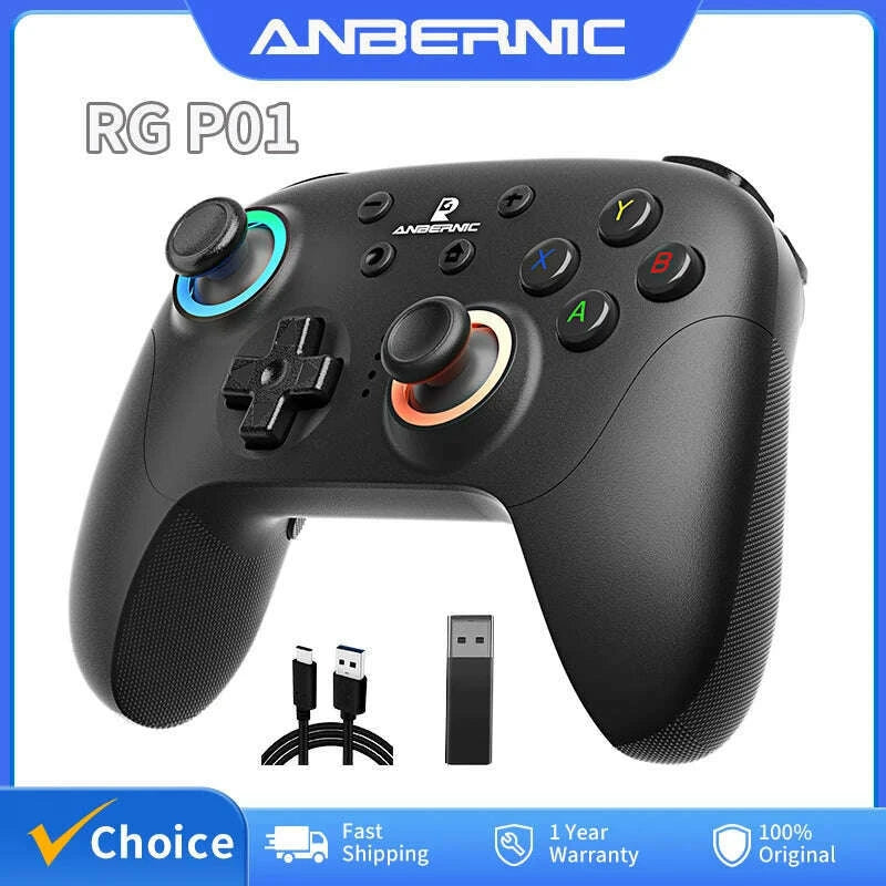 anbernic-rg-p01-wired-wireless-bluetooth-games-controller-rgb-hall-effect-joystick-xbox-game-gamepad-for-pc-android-ios-steamkimlud-womens-fashion-34626613