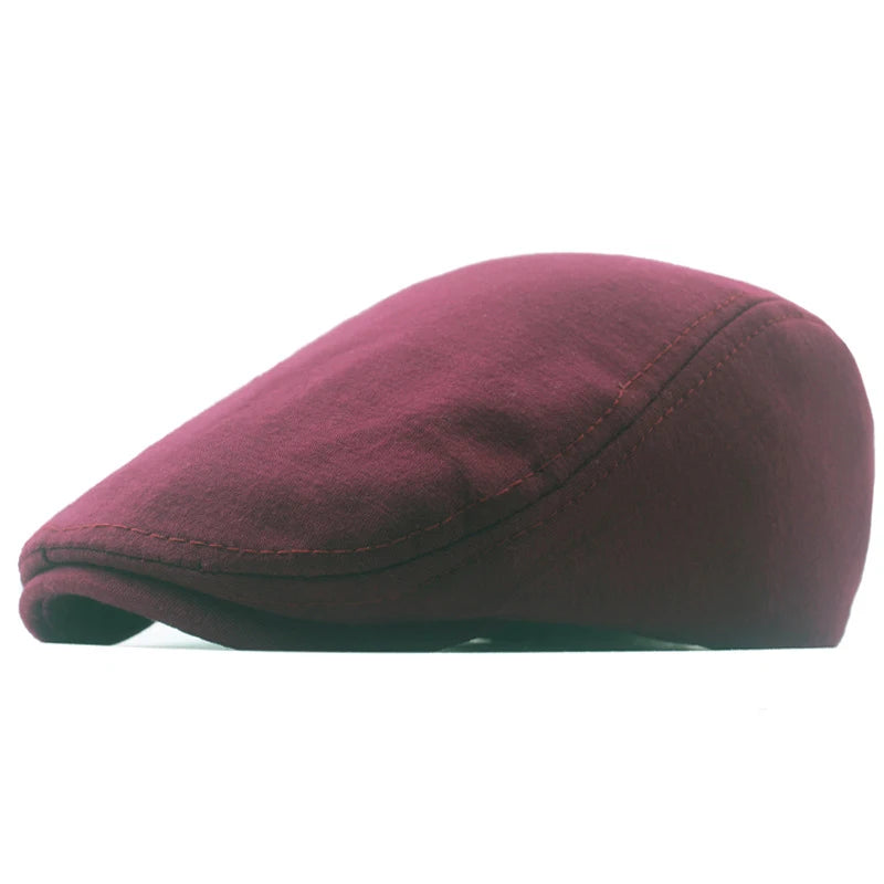 Retro Wool Cap Winter Classic Silhouette — Black | KIMLUD