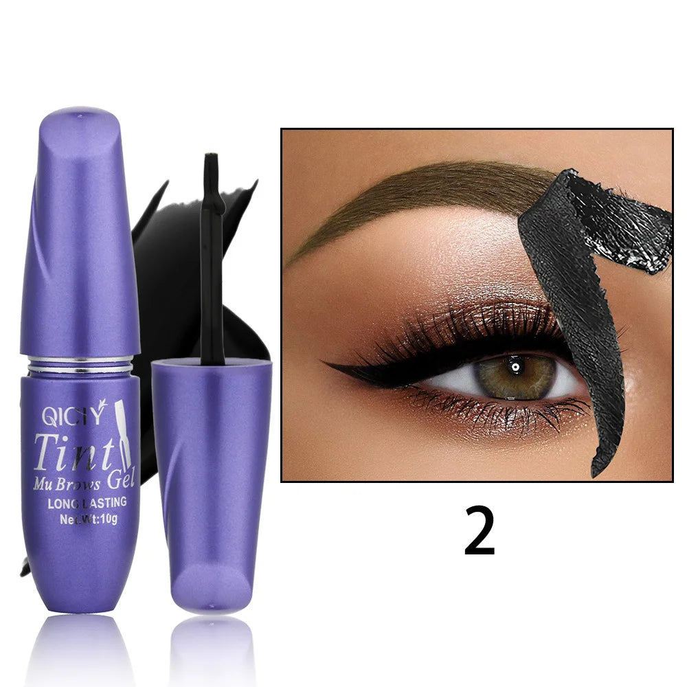 Cream-Gel Eyebrow Gel Tattoo-Effect Smudge-Proof — Purple | KIMLUD