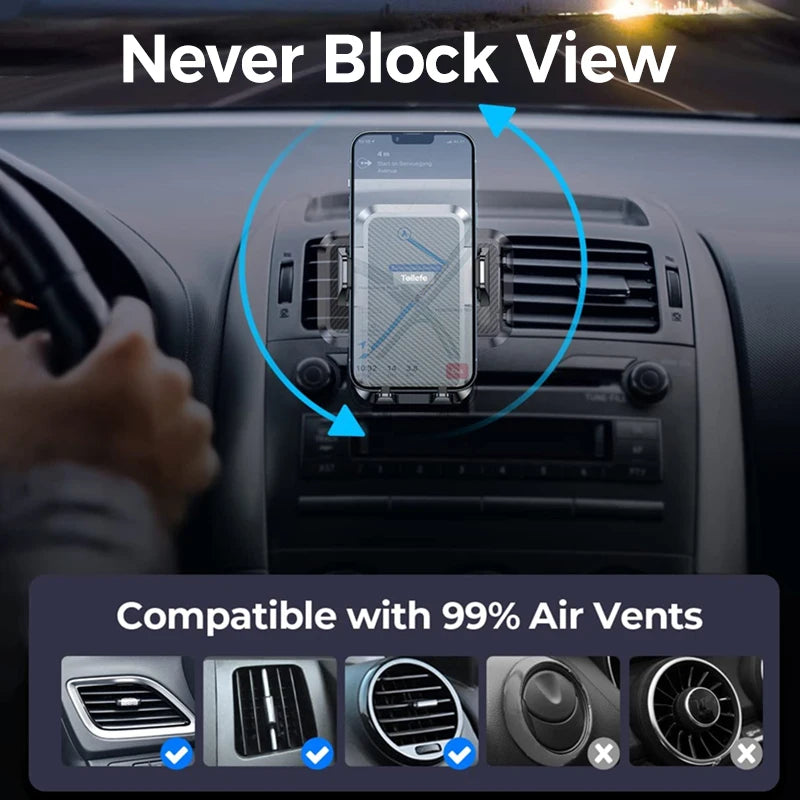 Car Phone Holder – Military-Grade Protection – Vent Mount | KIMLUD