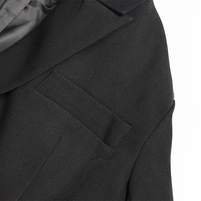 Blazer – Button Front Long Sleeve Regular Length – Cotton | KIMLUD