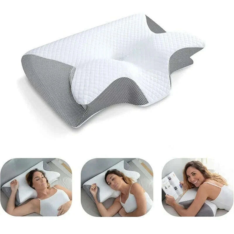 1pc-memory-foam-cervical-pillow-2-in-1-ergonomic-contour-orthopedic-pillow-for-neck-pain-contoured-support-pillowsneck-pillowkimlud-womens-fashion-34604309