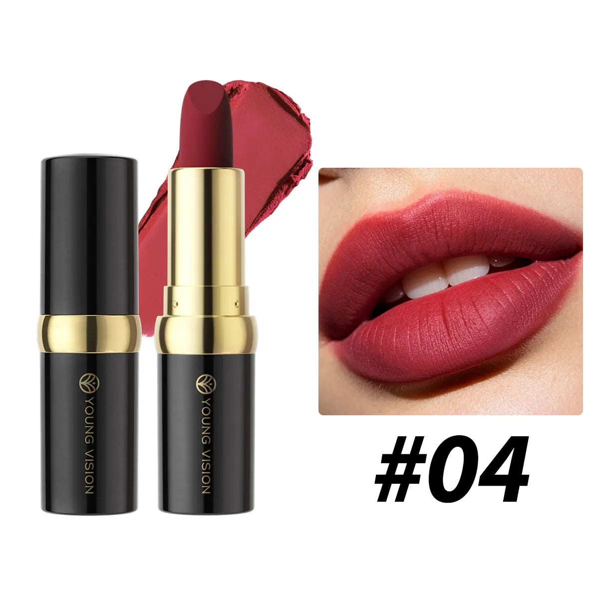 Velvet Matte Lipstick – Long Lasting Waterproof – Velvet Matte – Red | KIMLUD