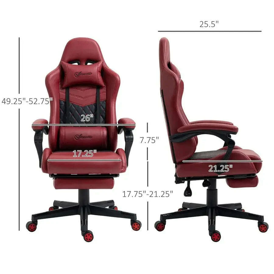 racing-gaming-chair-diamond-pu-leather-office-gamer-chair-high-back-swivel-recliner-with-footrest-lumbar-support-adjustable-hekimludkimlud-35573904