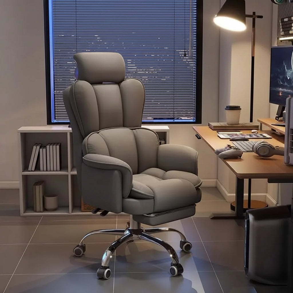 Computer Chair Home Bedroom, Office Chair Liftable, Desk, Chair, Comfortable Sedentary, E-sports, Leisure, Backrest Living Room