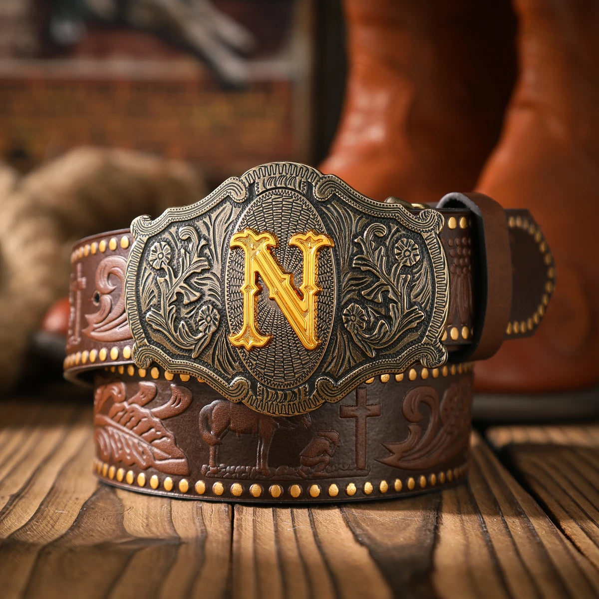 Casual Retro PU Belt With Metal Buckle — Black | KIMLUD