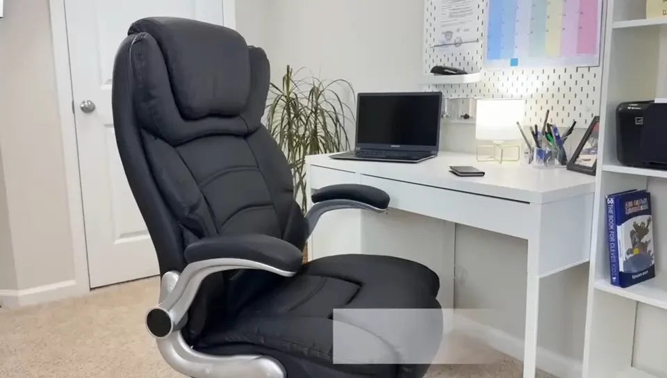 Big and Tall Fabric Computer Chair Full Stainless Steel Comfortable Ergonomic Chair