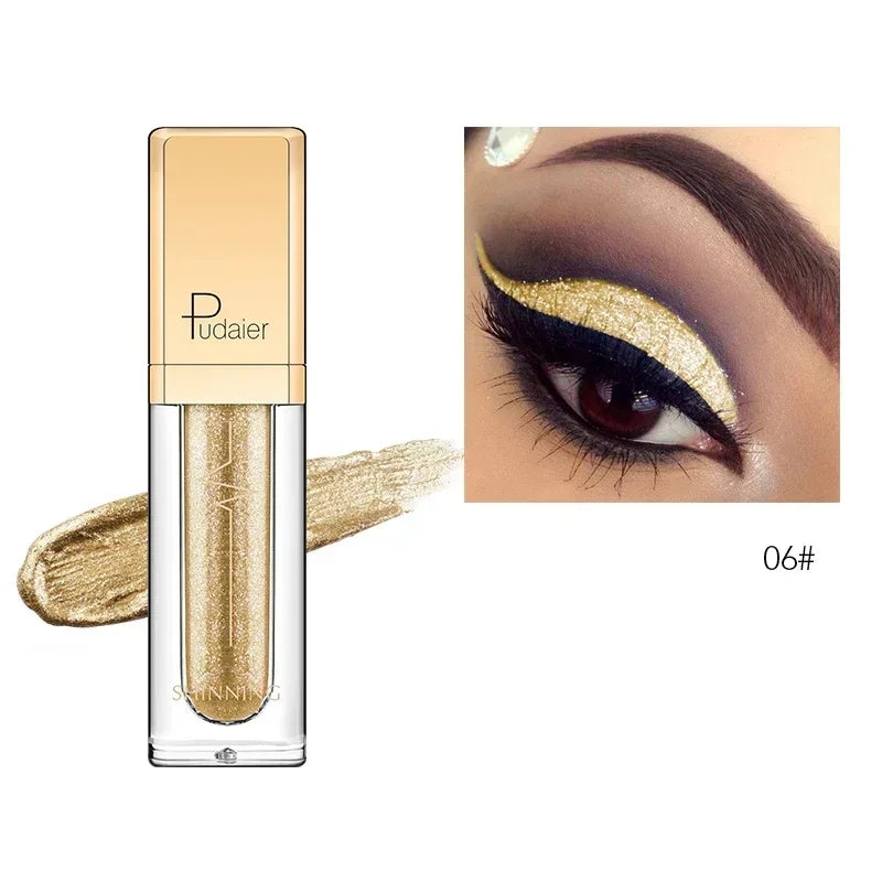 Liquid Eyeshadow – Waterproof – Gel – Purple Gold Metallic | KIMLUD