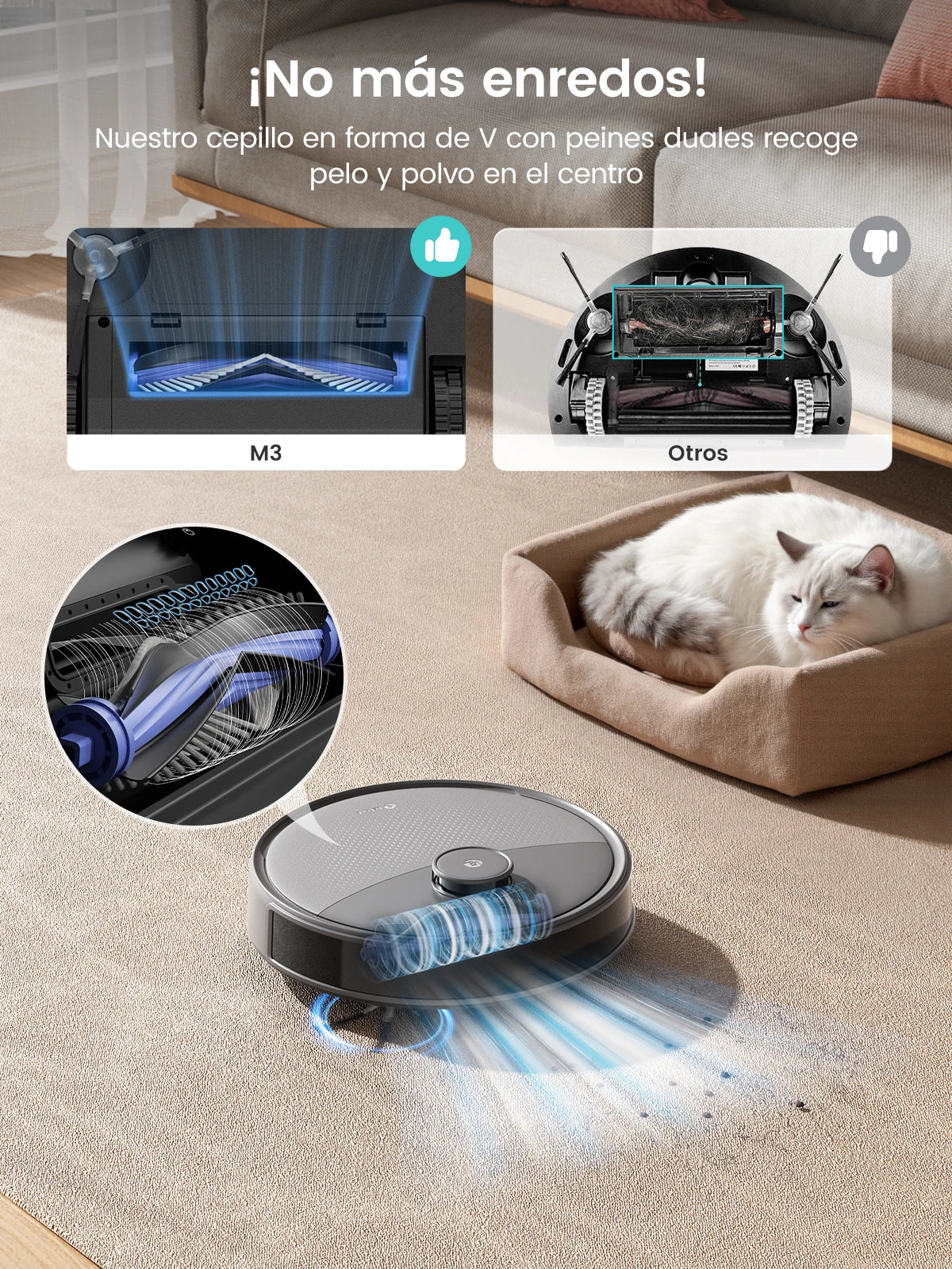 Robot Vacuum And Mop Lefant M3 Max — White | KIMLUD