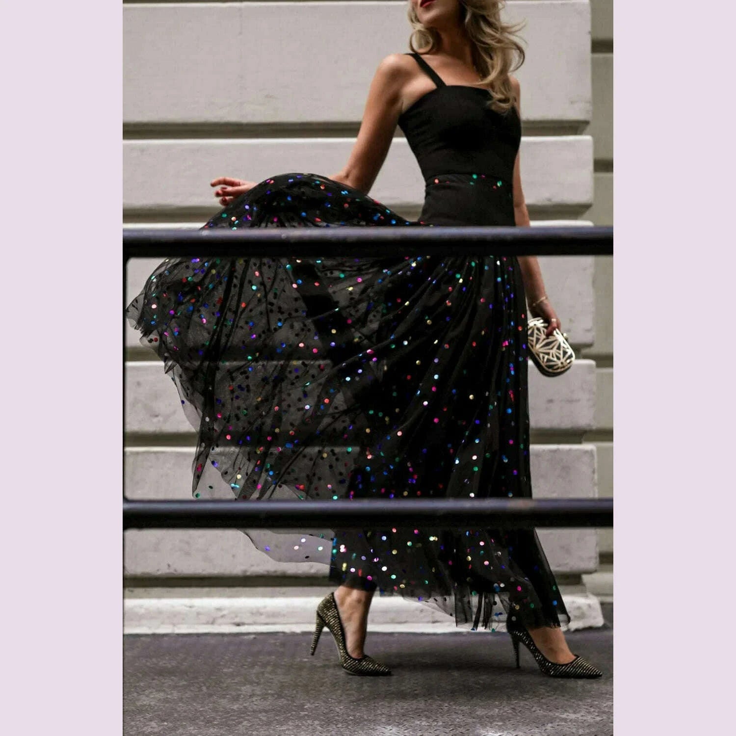 sequin-mesh-high-waist-skirt-plus-size-pleated-a-line-high-street-elegant-wedding-guest-sweet-skirts-2024-kimlud-kimlud-33916646