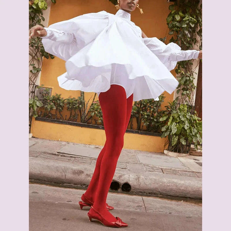 modigirl-2025-cotton-women-tops-and-blouses-summer-fall-high-neck-casual-oversize-puff-sleeves-buttoned-streetwear-shirts-femalekimlud-womens-fashion-34603146