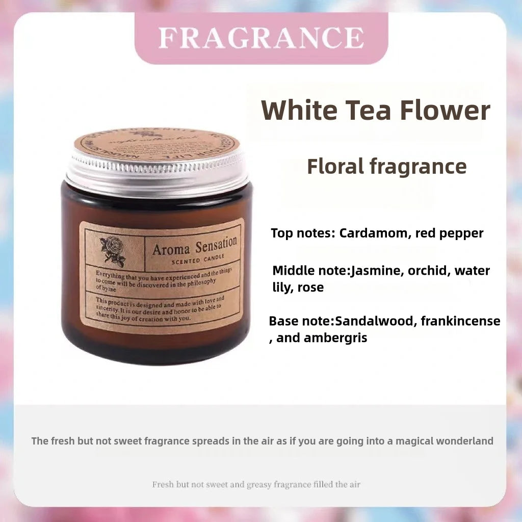 Smokeless Soy Candle Aromatherapy — Amber | KIMLUD