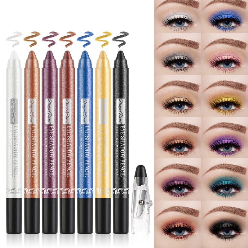 Eyeshadow Pencil – Long-Lasting Waterproof – Metallic Blue | KIMLUD