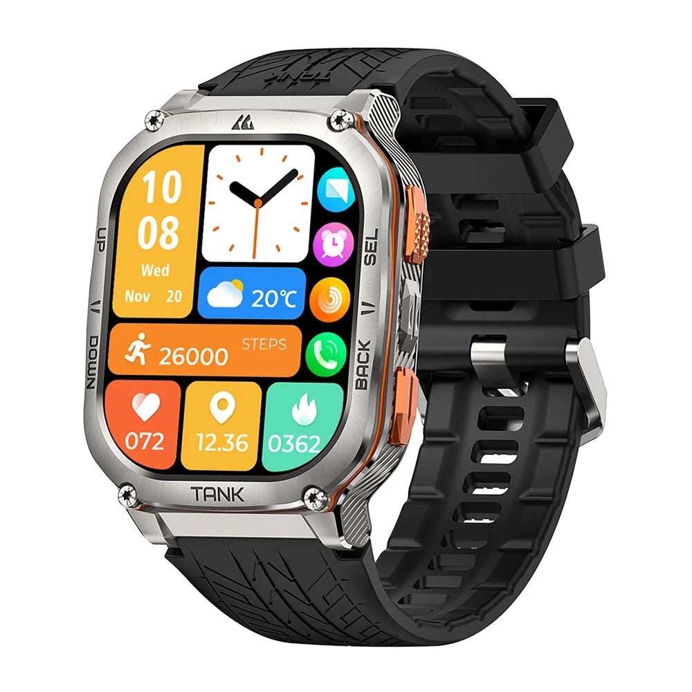 2025 KOSPET TANK M3 Ultra GPS Smartwatches Men Women Waterproof Smart watch 480mAh Digital Fitness AOD Male Electronic Watches