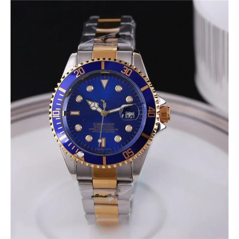 2025 Men Automatic Watch Business Waterproof Mechanical Watches Luxury Stainless Steel Day Date Mens Watch Man Gift AAA+