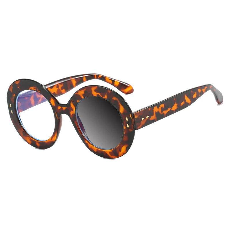 Reading Glasses – Photochromic – Round Edge – Leopard | KIMLUD