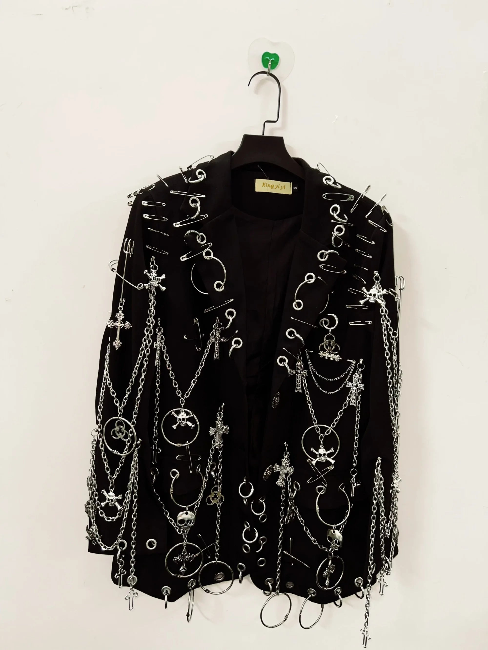 Harajuku Suit gothic clothes  y2k Suit y2k fashion Gothic Suit Punk Suit  Cross Suit e girl clothes Skull Suit  vintage Suit