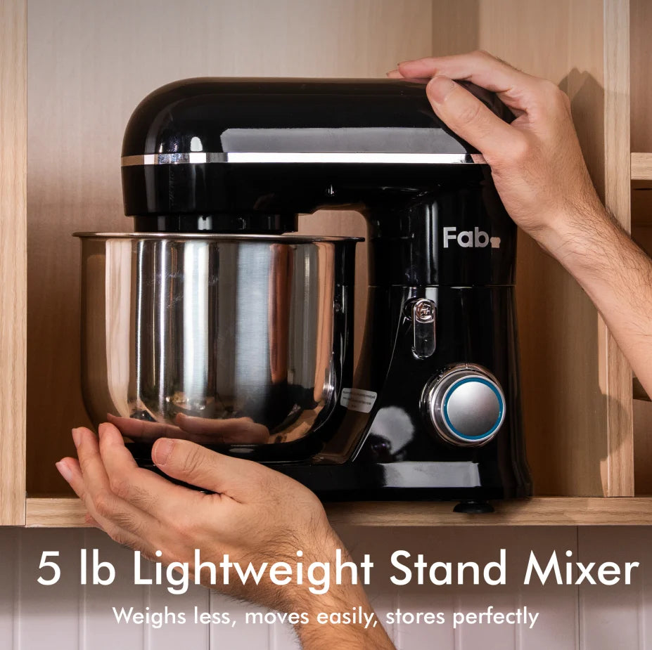 Stainless Steel Stand Mixer 6.5QT Tilt-Head — Black | KIMLUD