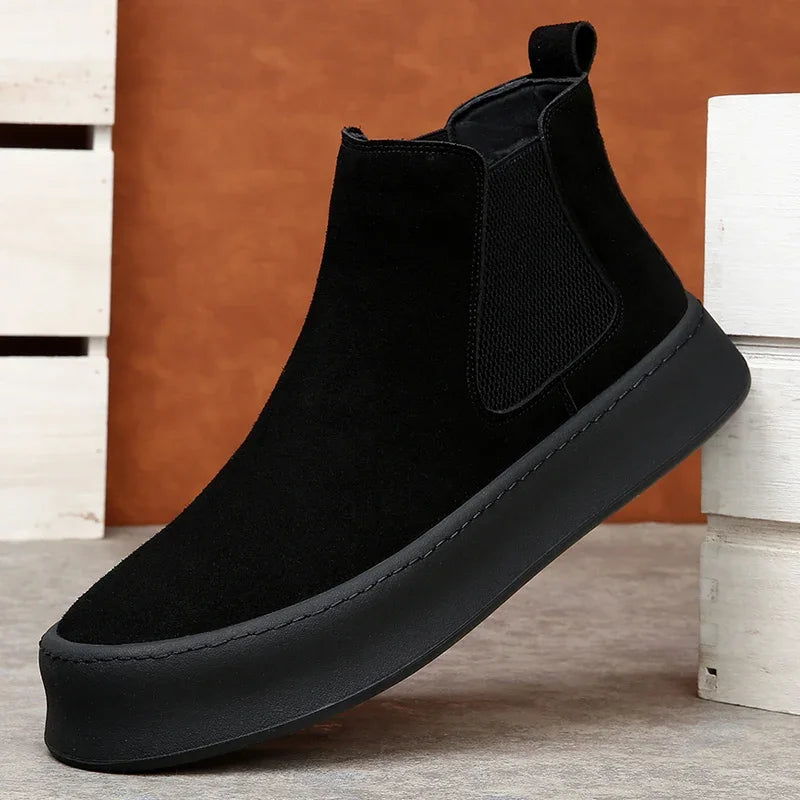 Chelsea Boots – Slip-On Safety – Leather | KIMLUD