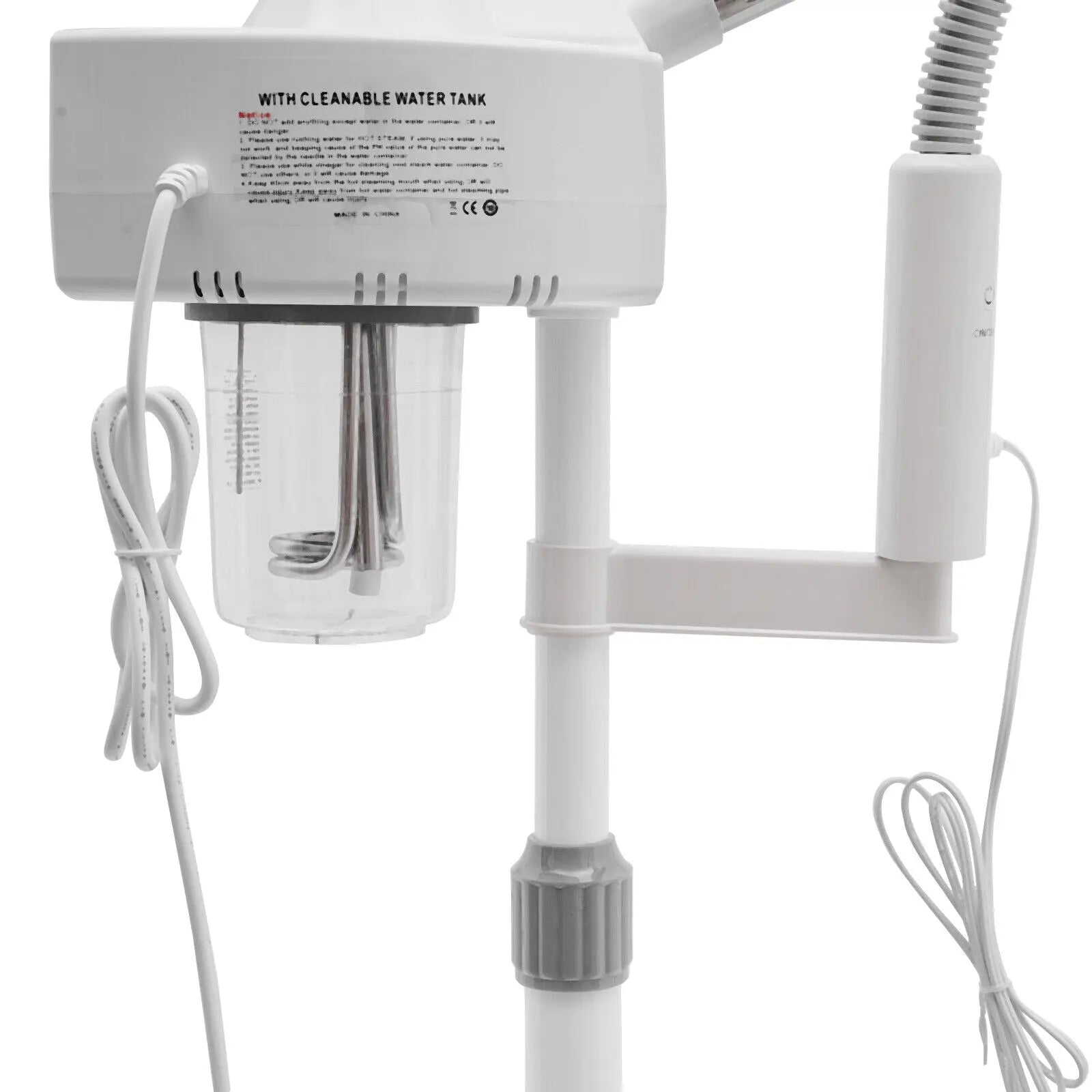 2 in 1 Combi Unit Steamer Magnifying Lamp Magnifying Lamp Hot Vapozone Ozone Streamer Steam Device Facial Sauna Machine 750W