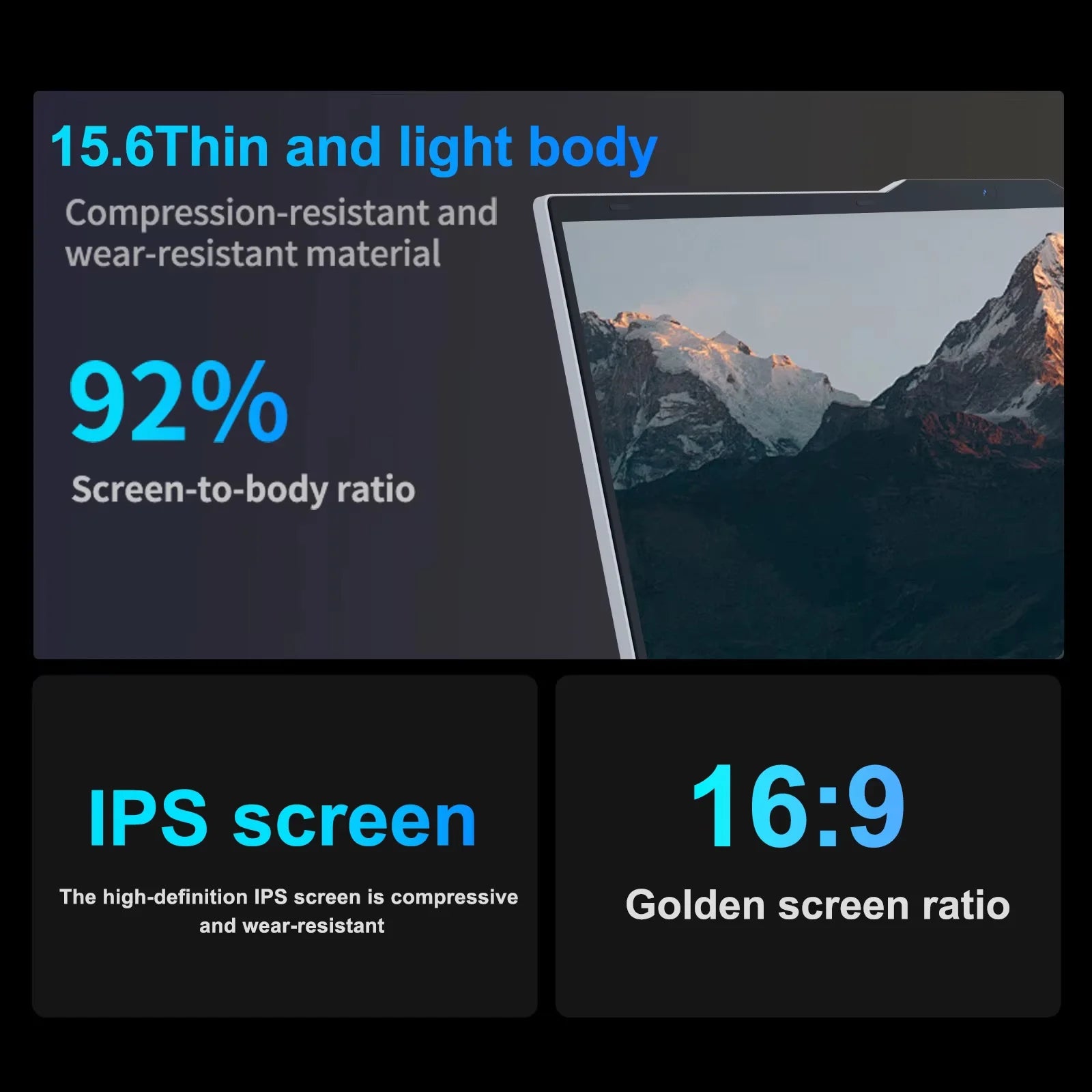 Xiaman 15.6" Intel Core i7 6500U Laptop Computer Windows 11 Pro 16GB RAM 512GB 1TB SSD Portable Notebook PC Gamer Gaming Laptop