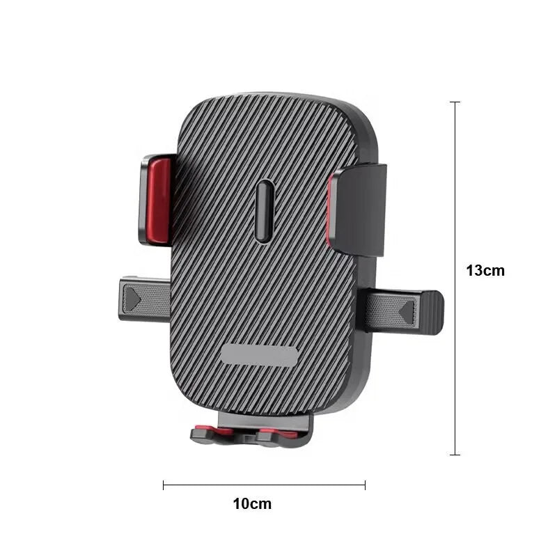 Car Phone Holder New Universal Phone Holder with Hook Clip, Automatic Locking Without Blocking Air Outlet, Car Ventilation