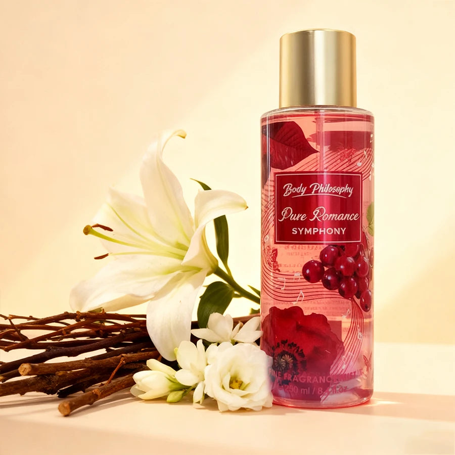 Floral Silk Body & Hair Mist Collection — Clear | KIMLUD