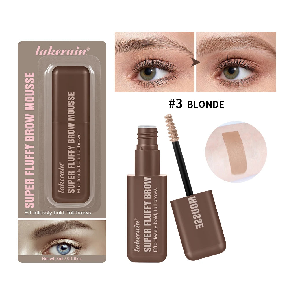 Waterproof Eyebrow Mousse Superfluff Volumizing Brow Thick Fluffy Brows Soft Long-lasting Makeup Fluffy Thick Eyebrows  Makeup