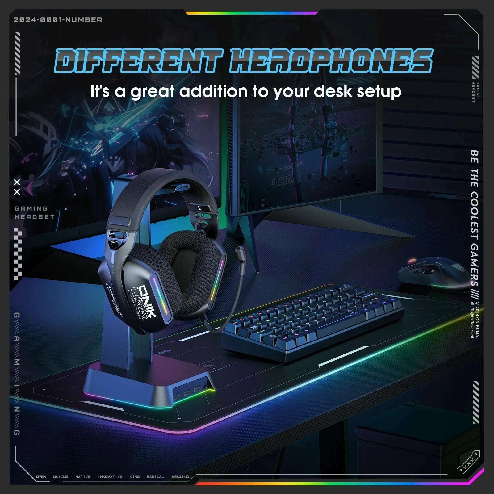 onikuma-gt808-24ghz-wireless-gaming-headset-noise-cancelling-earphone-headset-for-ps5-ps4-pc-mac-gaming-headphones-with-mic-rgbkimlud-womens-fashion-34628389