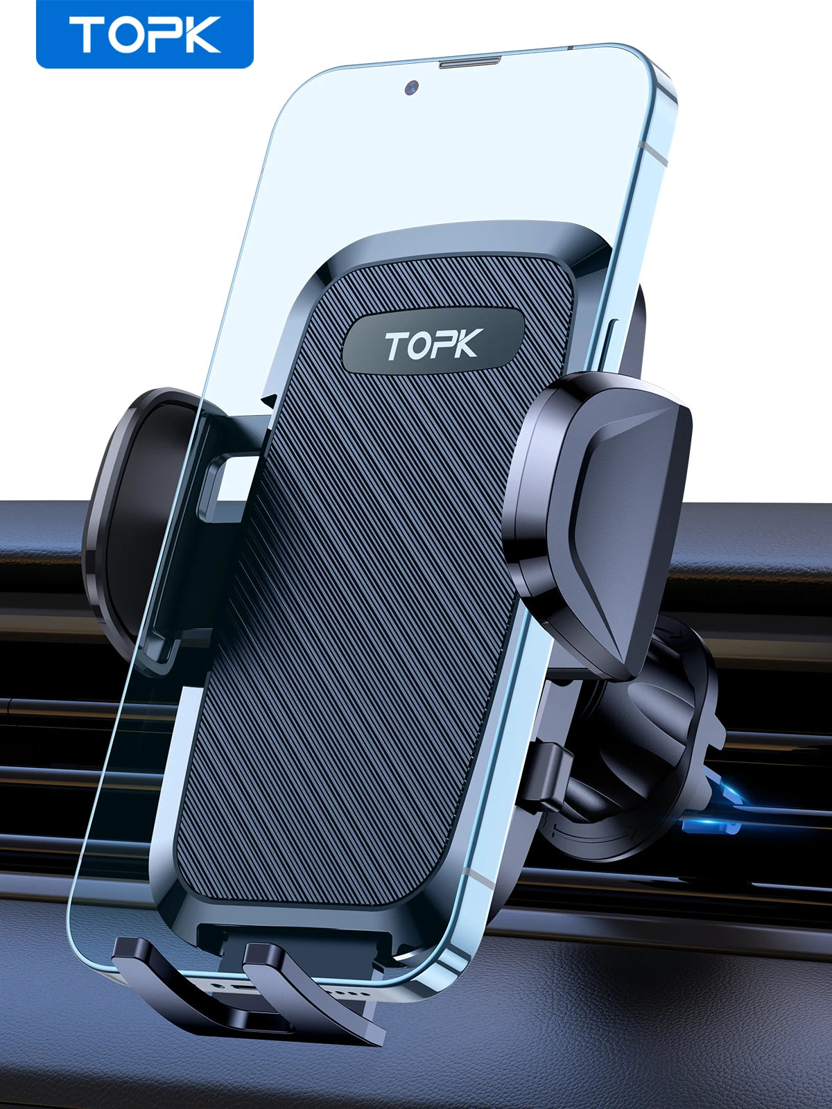Car Phone Holder – 360 Degree Rotation – Universal Mount | KIMLUD