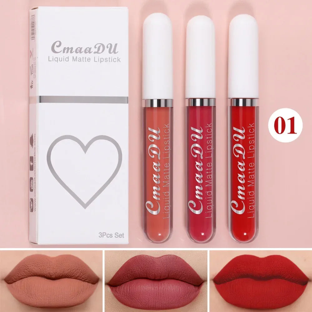 Velvet Liquid Lipstick - Waterproof Matte - Liquid Lipstick - Brown Nude | KIMLUD