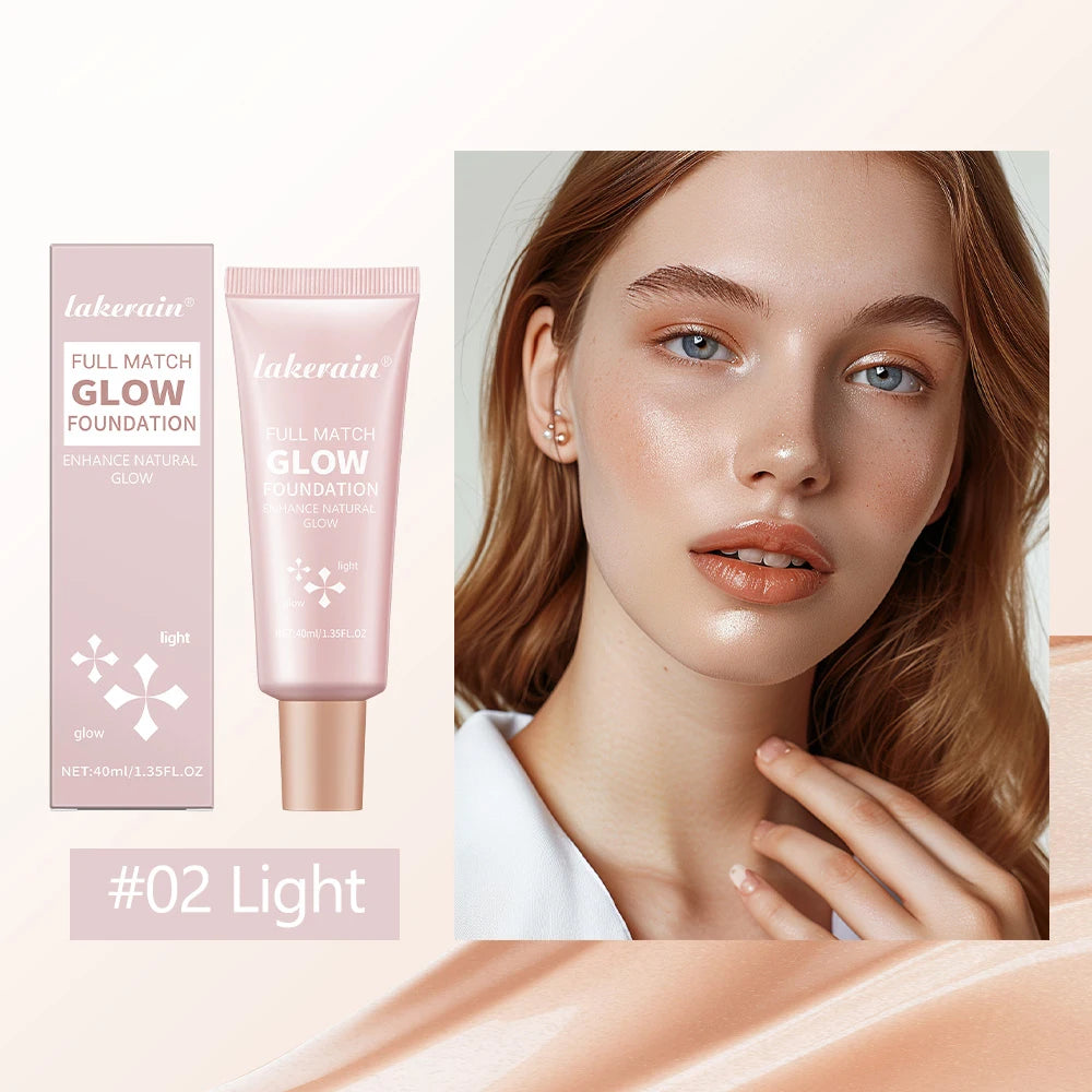 Natural Glow Enhancer Foundation Glowing Moisturizing Lightweight base Multi-purpose Face Body Glitter Cream Bronzer For Paris