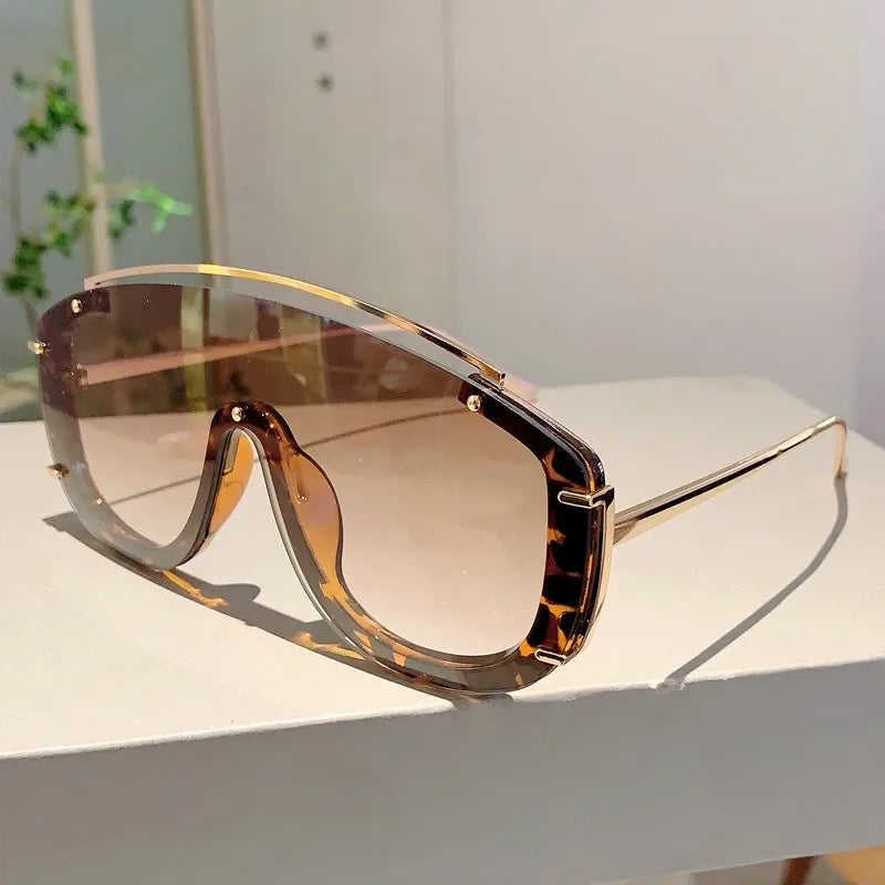 Leopard Tortoiseshell Sunglasses Gradient Lenses — Leopard Tortoiseshell | KIMLUD