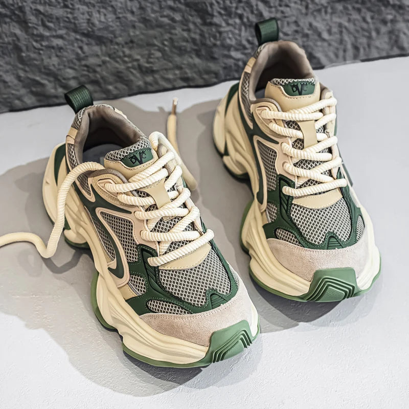 Men's Casual Shoes – Breathable Mesh Upper – Height-Increasing Sole | KIMLUD