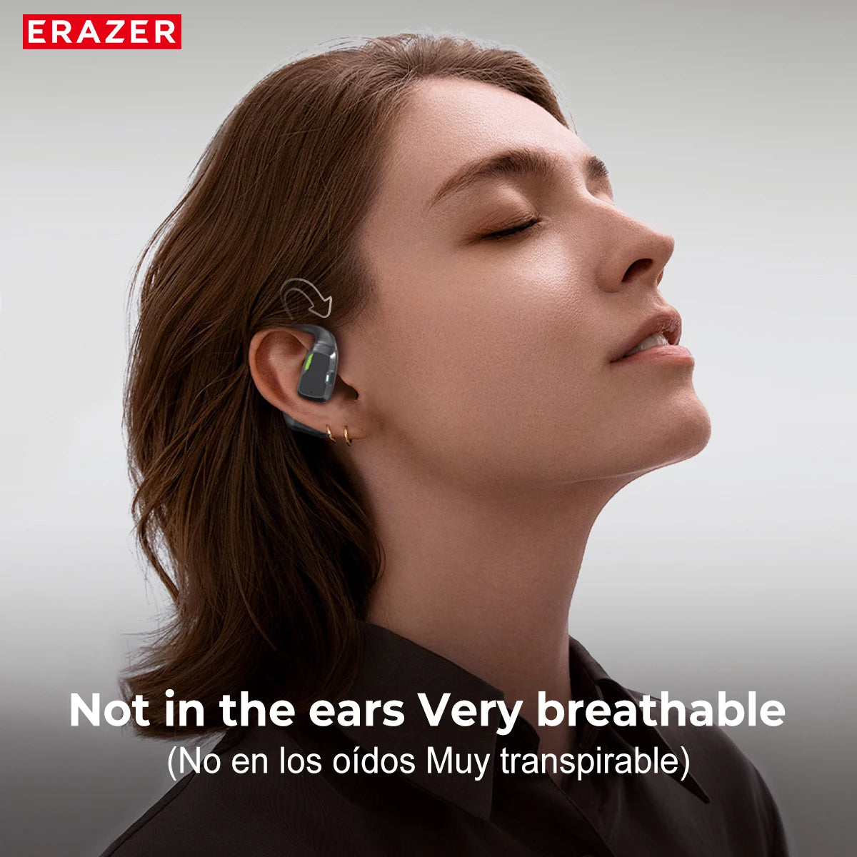 [AI Earphone]ERAZER XP6 Bluetooth Earphones Sleep ASMR Headset DIY Equalizer APP AI Wireless Headphones Office Travel,16mm Drive