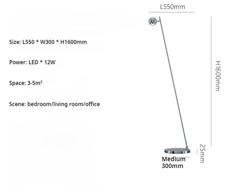 Hot Selling Wind Living Room Sofa Next To The Floor Light Modern Simple Sense Can Rotate The Hand Sensing Bedroom Floor Lamp