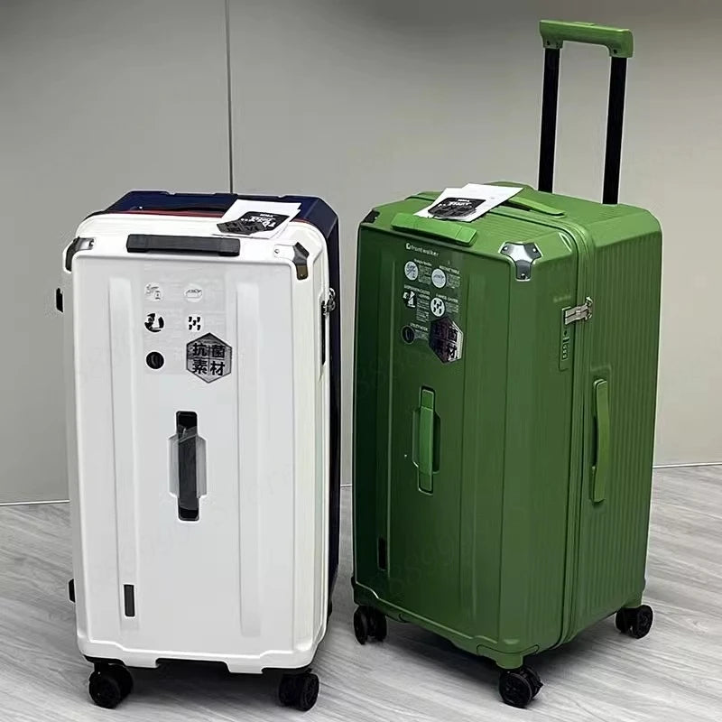 Large Size Suitcase with Five Wheels Brake Luggage Carrier 28 inch PC Material Cabin Trip Suitcase TSA Lock 32/36/50 inches