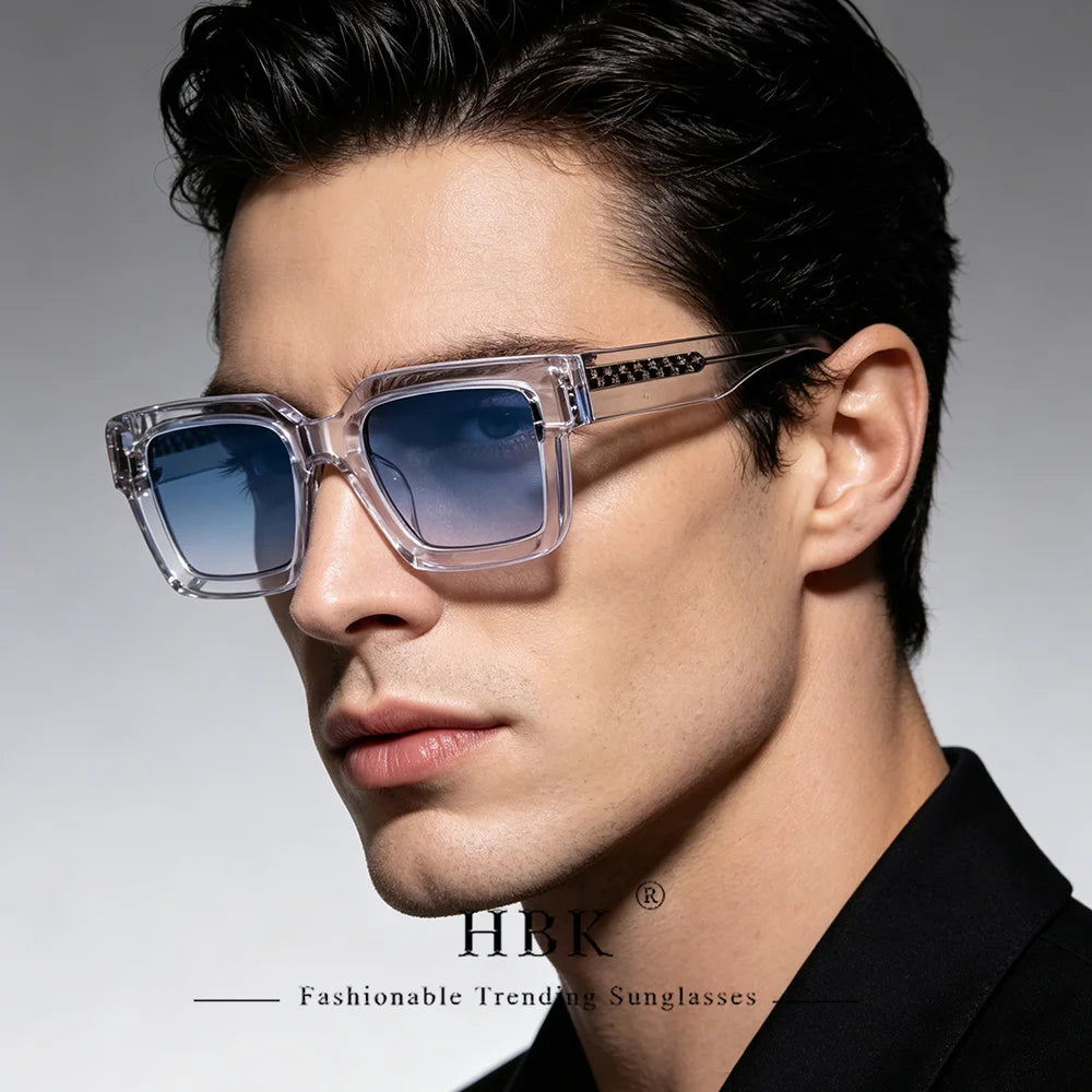 Punk Vintage Square Sunglasses Small Frame — Black | KIMLUD