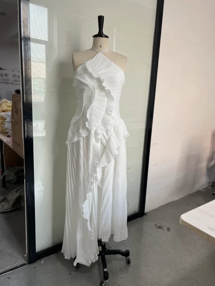 Sexy Slit Evening Dresses for Women with Folds A Line Homecoming Party Dresses Prom Dress Elegant Purple Evening gown 2025 NEW