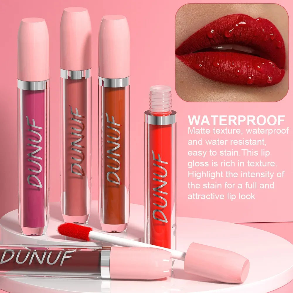 25 Color Velvet Matte Lipstick Liquid Waterproof Sexy Red Matte Lip Glaze Non-Stick Halloween Makeup Not Easy To Fade Lip Gloss