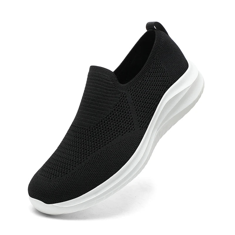 Men's Vulcanized Shoes Fashion Breathable Outdoor Mesh Casual Sneakers Lightweight Comfortable Men Tenis Masculino Walking Shoes