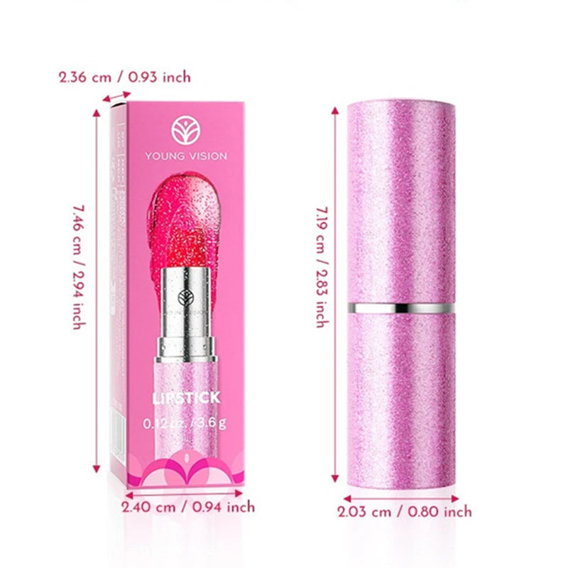 Metallic Glitter Lipstick Velvet-Glass Finish With Iridescent Glow And Long Lasting Comfort — Iridesce | KIMLUD