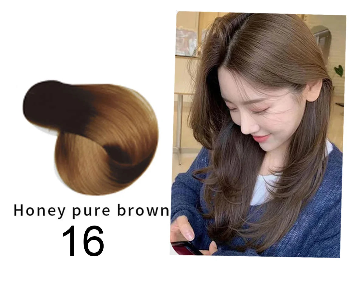 Argan Oil Hair Color Shampoo — Dark Brown | KIMLUD