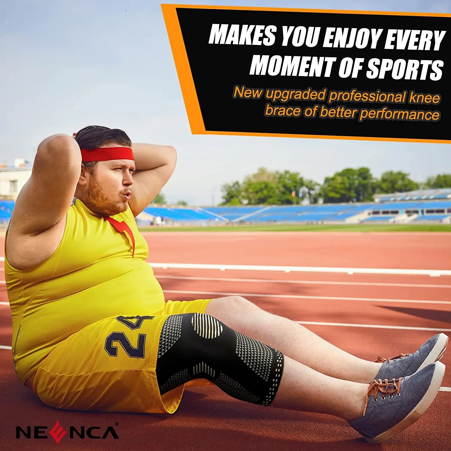 KIMLUD, NEENCA Copper Knee Brace Knee Support with Patella Gel Pad &Side Stabilizers for Knee Pain Sport Arthritis ACL Joint Pain Relief, KIMLUD Womens Clothes