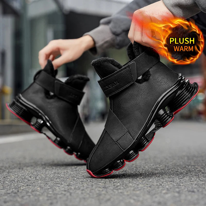 Men's Snow Boots – Waterproof – Ankle Boot | KIMLUD
