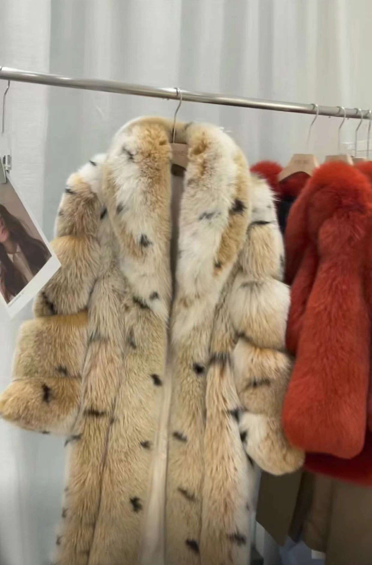 KIMLUD, GO BALLISTIC YA Ladies Natural Fur Coat Long 100% Natural Fur Winter Clothing, KIMLUD Womens Clothes