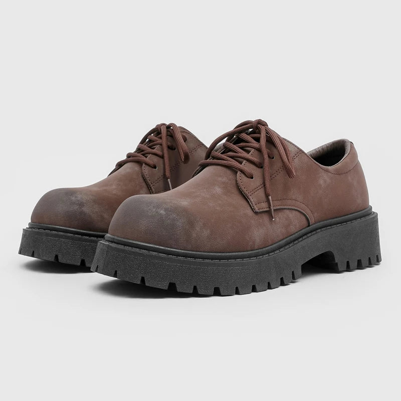 Men's High Top Sneakers – 8 cm Elevation Platform – PU Insole | KIMLUD